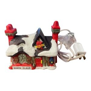 Santa Claus House 1994 Porcelain Santa's Village